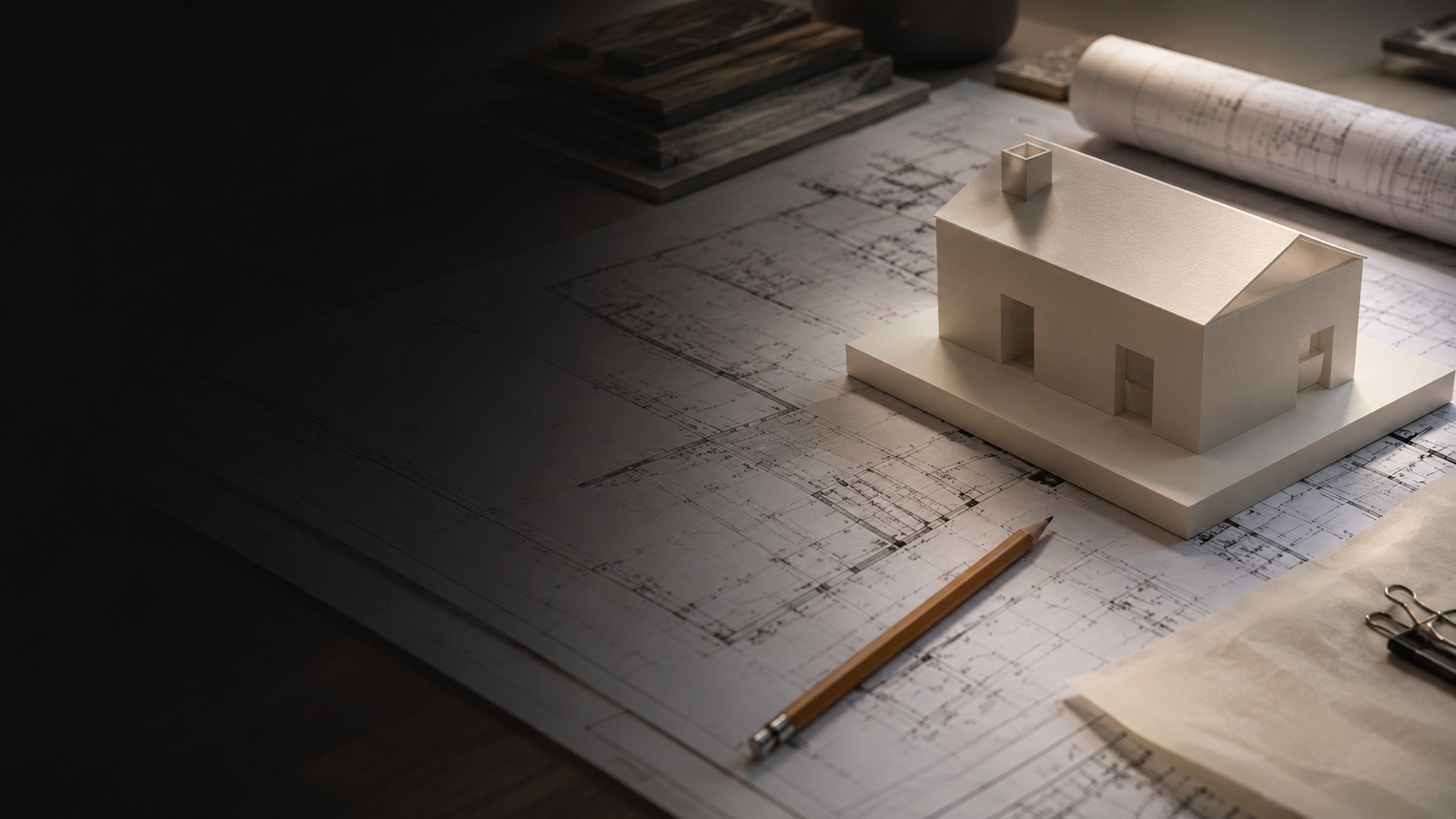 Guías de arquitectura con planos, documentos técnicos y materiales de consulta.