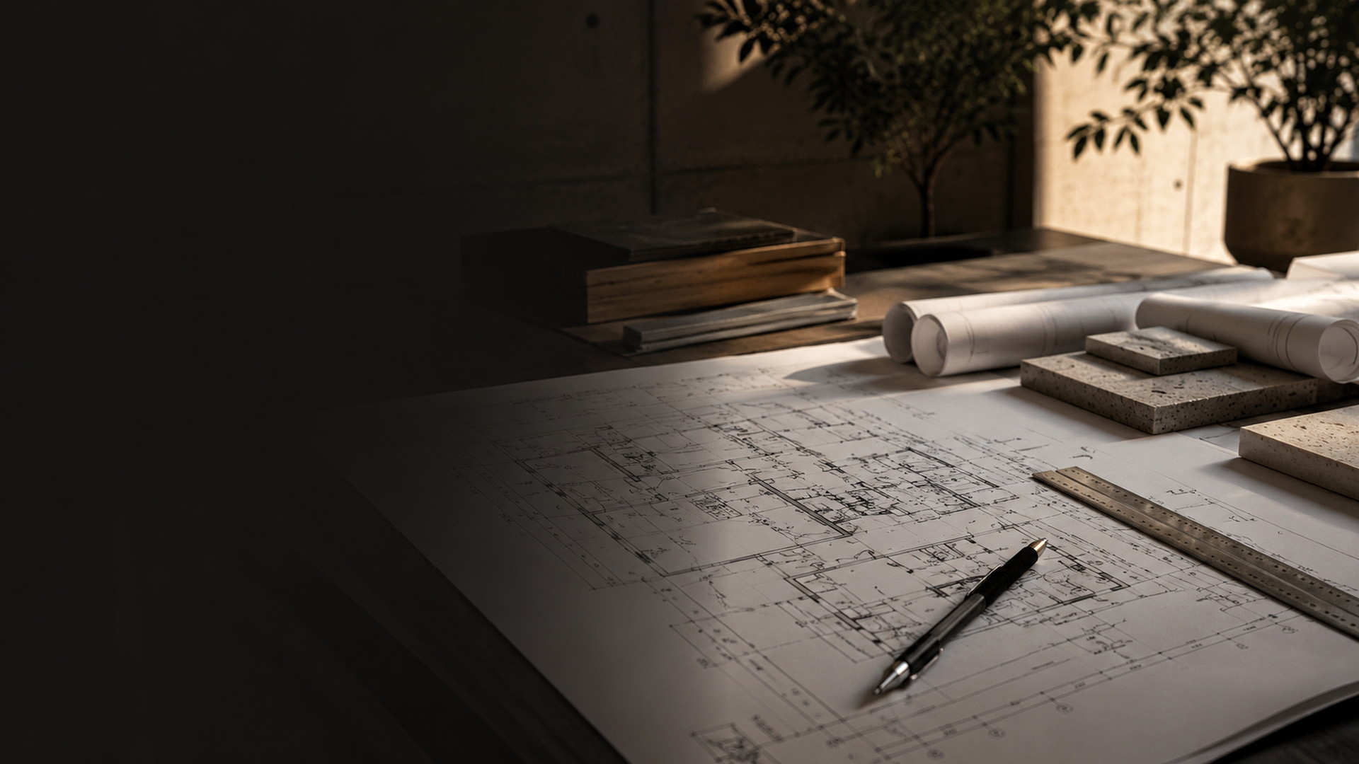 Modelo arquitectónico y planos para permiso de obra menor.