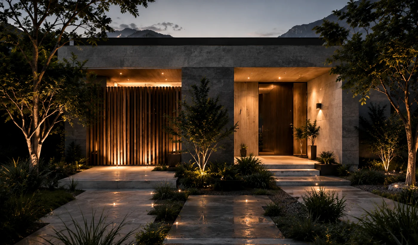 Casa contemporánea para evaluar construcción o ampliación